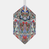 Portugese volkskunst glas ornament (Voorkant Rechts)