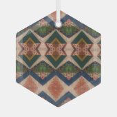 Portugese volkskunst glas ornament (Voorkant)