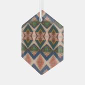 Portugese volkskunst glas ornament (Voorkant links)