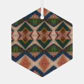 Portugese volkskunst glas ornament (Achterkant)