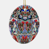 Portugese volkskunst keramisch ornament (Rechts)