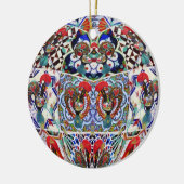 Portugese volkskunst keramisch ornament (Links)