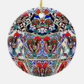 Portugese volkskunst keramisch ornament (Achterkant)