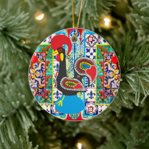 Portugese volkskunst keramisch ornament