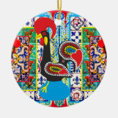 Portugese volkskunst keramisch ornament (Voorkant)