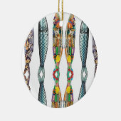 Portugese volkskunst keramisch ornament (Rechts)