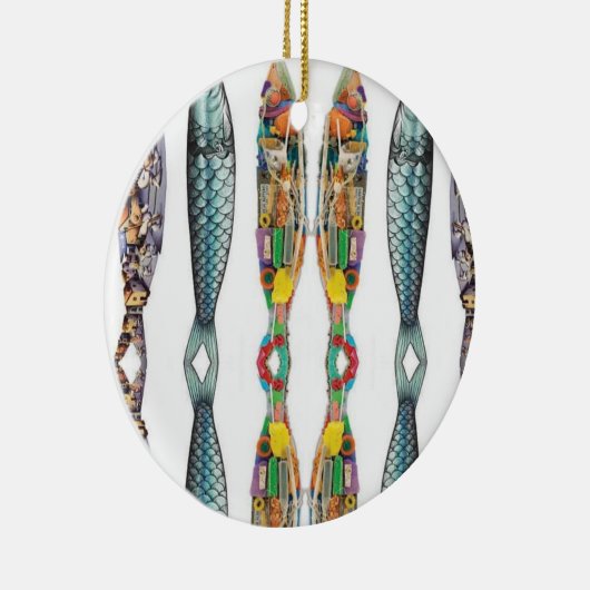 Portugese volkskunst keramisch ornament (Rechts)