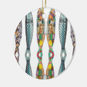 Portugese volkskunst keramisch ornament (Links)