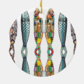 Portugese volkskunst keramisch ornament (Achterkant)