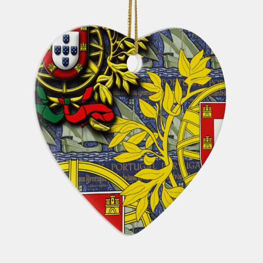 Portugese volkskunst keramisch ornament (Rechts)