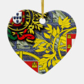 Portugese volkskunst keramisch ornament (Voorkant)
