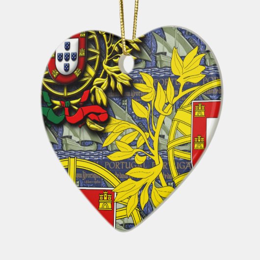 Portugese volkskunst keramisch ornament (Links)