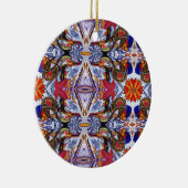 Portugese volkskunst keramisch ornament (Rechts)