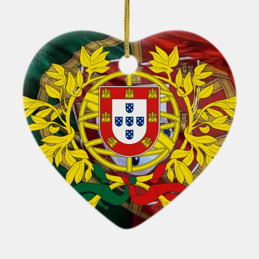 Portugese volkskunst keramisch ornament (Achterkant)