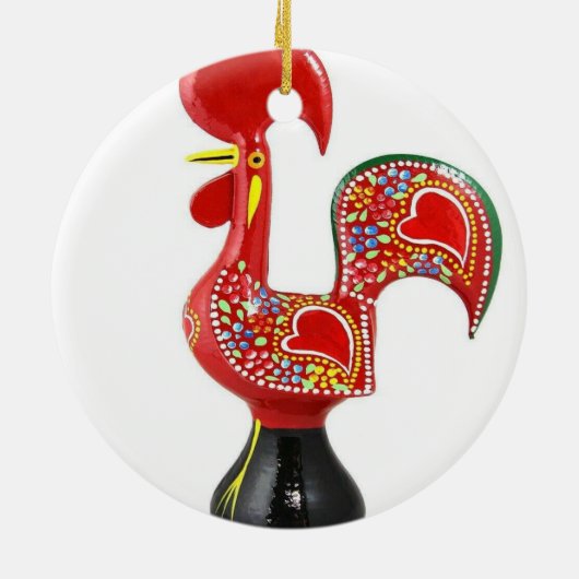 Portugese volkskunst keramisch ornament (Achterkant)