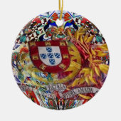 Portugese volkskunst keramisch ornament (Voorkant)