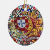 Portugese volkskunst keramisch ornament (Links)