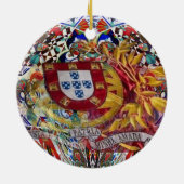 Portugese volkskunst keramisch ornament (Achterkant)