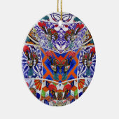 Portugese volkskunst keramisch ornament (Rechts)