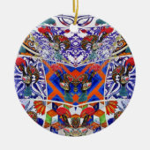 Portugese volkskunst keramisch ornament (Voorkant)