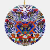 Portugese volkskunst keramisch ornament (Achterkant)