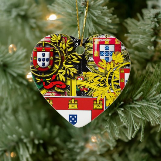 Portugese volkskunst keramische ornament (Boom)