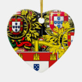 Portugese volkskunst keramische ornament (Voorkant)