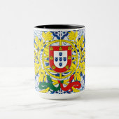 Portugese volkskunst mok (Midden)