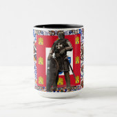 Portugese volkskunst mok (Midden)