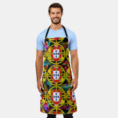 Portugese volkskunst ontwerp schort (Gedragen)