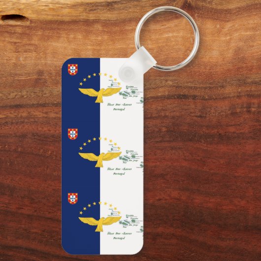 Portugese volkskunst sleutelhanger (Achterkant)