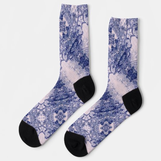 Portugese volkskunst sokken (Links)