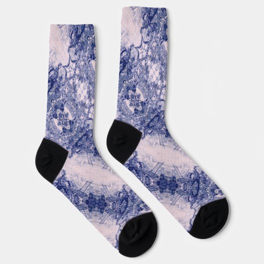 Portugese volkskunst sokken (Rechts)