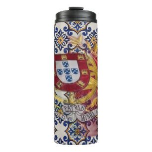 Portugese volkskunst thermosbeker