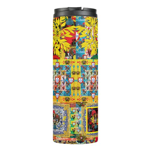 Portugese volkskunst thermosbeker (Achterkant)