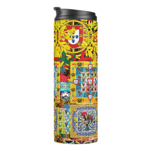 Portugese volkskunst thermosbeker (Geroteerd rechts)