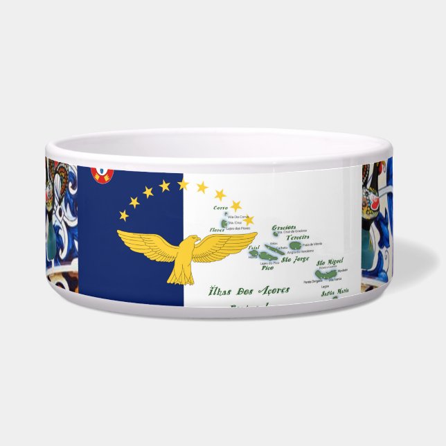 Portugese volkskunst voerbakje (Voorkant)