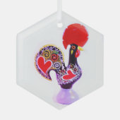 Portugese volksmuziek glas ornament (Voorkant)