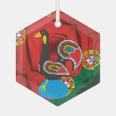 Portugese volksmuziek glas ornament (Voorkant)