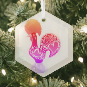 Portugese volksmuziek glas ornament