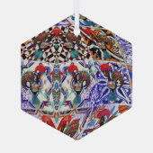 Portugese volksmuziek glas ornament (Achterkant)