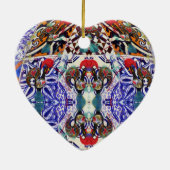 Portugese volksmuziek keramisch ornament (Achterkant)