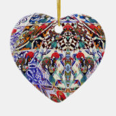 Portugese volksmuziek keramisch ornament (Voorkant)