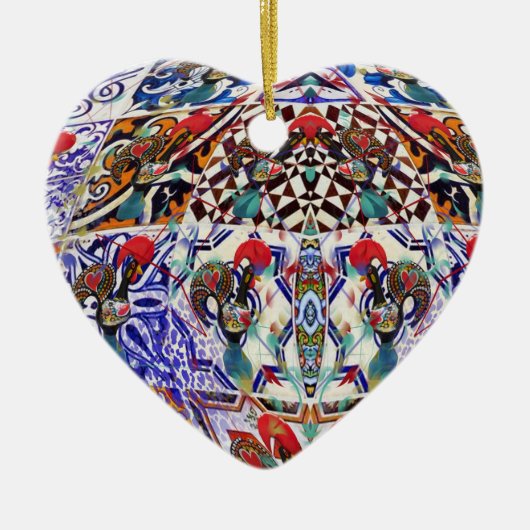 Portugese volksmuziek keramisch ornament (Voorkant)