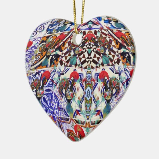 Portugese volksmuziek keramisch ornament (Links)