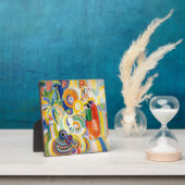 Portugese vrouw in Delaunay Fotoplaat (Insitu)