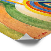 Portugese vrouw in Delaunay Poster (Hoek)