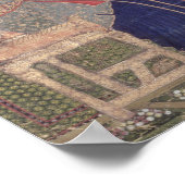 Portugese vrouwen die een maaltijd eten, Goa Poster (Hoek)