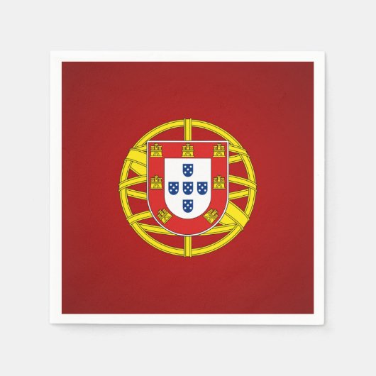 Portugese wapenschild servetten (Voorkant)