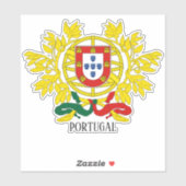 Portugese wapenschild sticker (Vel)